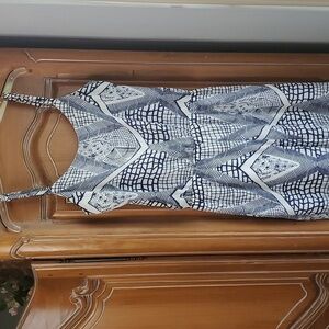 CHARMING CHARLIE, jumpsuit. Blue and white. NWT. SIZE small. Adorable.